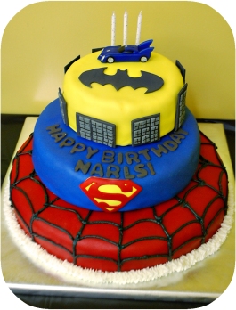 Superhero Birthday Cakes on Was A Super Cake For A Superhero Party Narls Turned Four And His Party